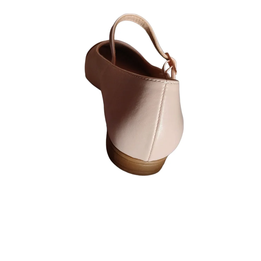 TAHARI Cream and Gold Women's Mary Jane Flats - Picture 4 of 6
